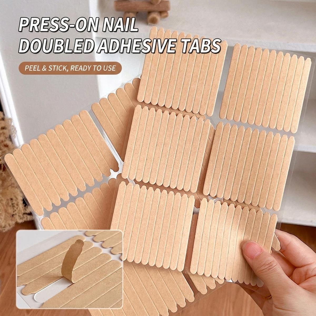 Striping Tape Nail - 60/66Pcs Transparent Double Adhesive Tape False