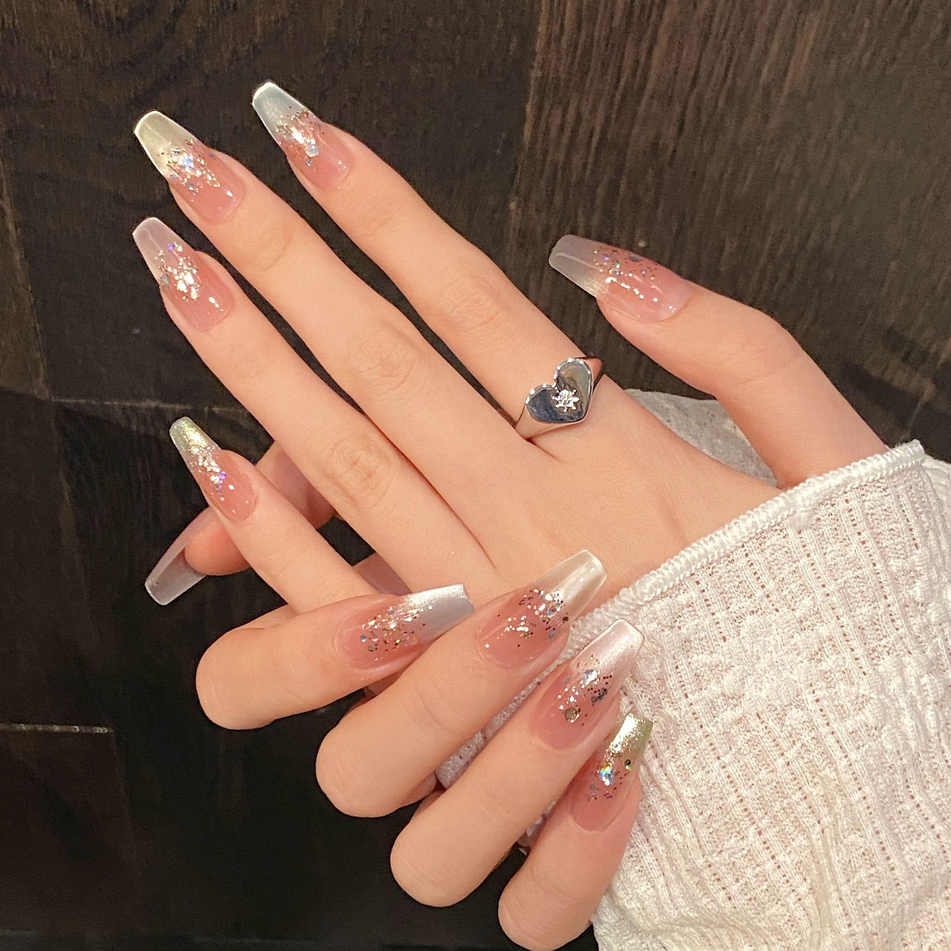 Handmade Press on Nails Rainbo - Nail Art Full Design recension och pris