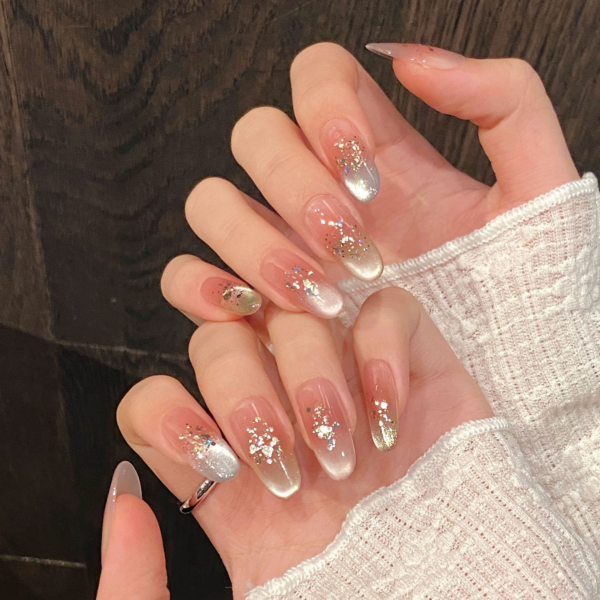 Handmade Press on Nails Rainbo - Nail Art Full Design recension och pris