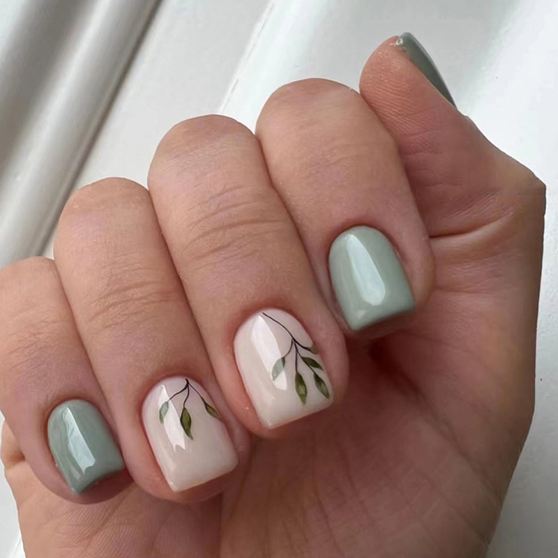 24Pcs Reusable Fake Nails Shor - Nail Art Full Design recension och pris