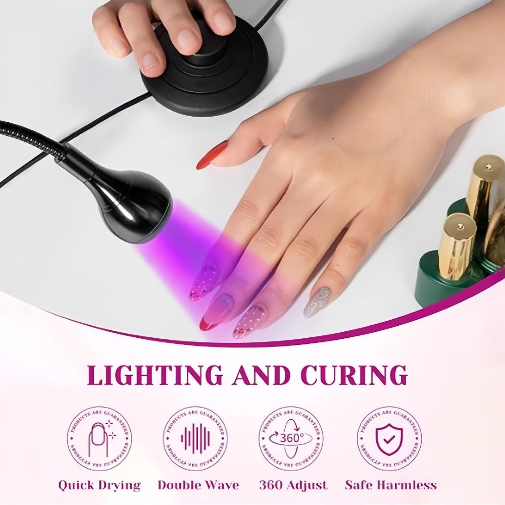 5W/3W UV Led Nail Lamp Foot Pe - Nail Art Ideas recension och pris