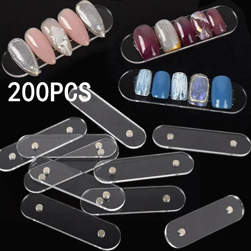 50/100/200pcs False Nail Tips  - Striping Tape Nail recension och pris