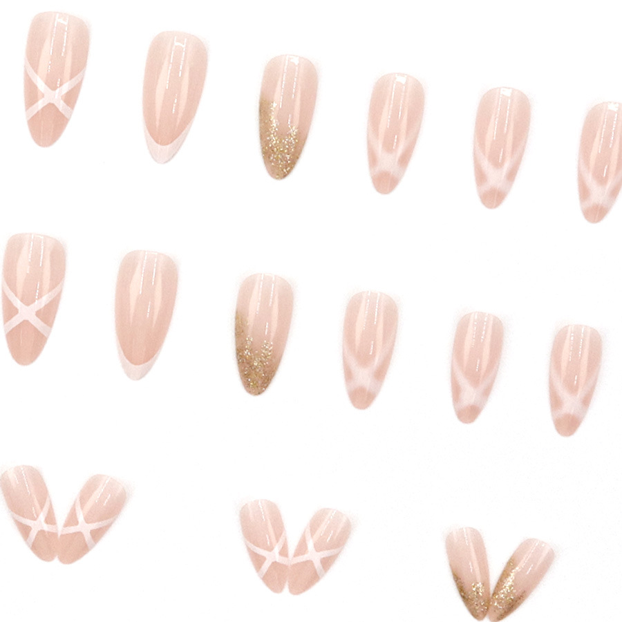 Medium fake nails for women Nu - Nail Art Full Design recension och pris