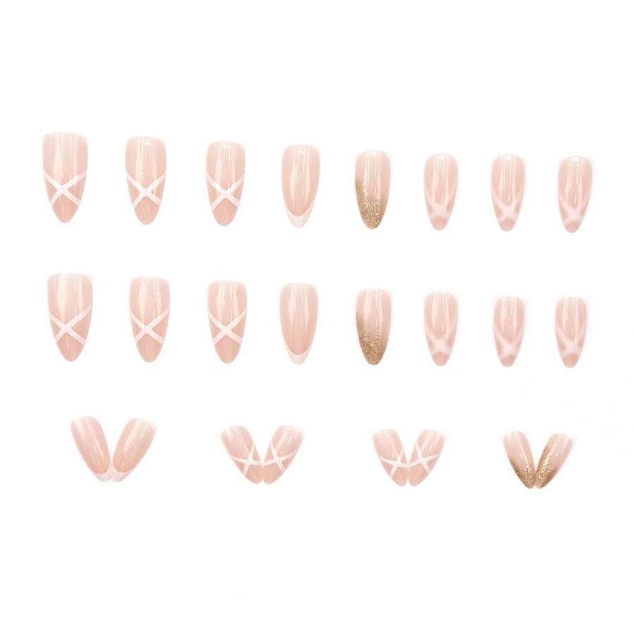 Medium fake nails for women Nu - Nail Art Full Design recension och pris