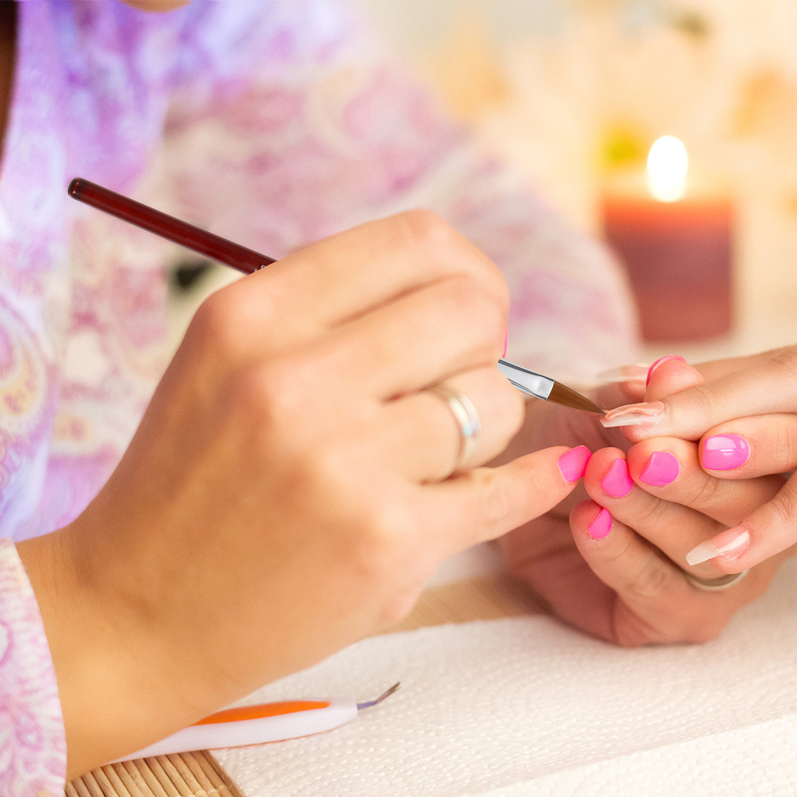 Ergonomic Nail Art Pen Brush f - Nail Art Natural recension och pris