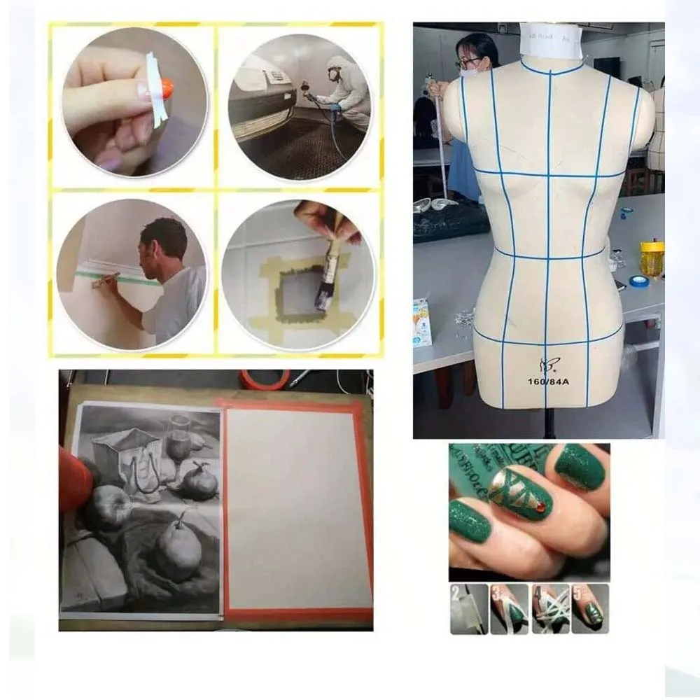 3 Rolls Of Blue Tape Are Suita - Striping Tape Nail recension och pris