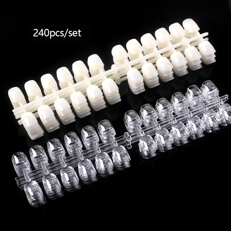 TSZS 240pcs/bag Acrylic False  - Nail Art Natural recension och pris