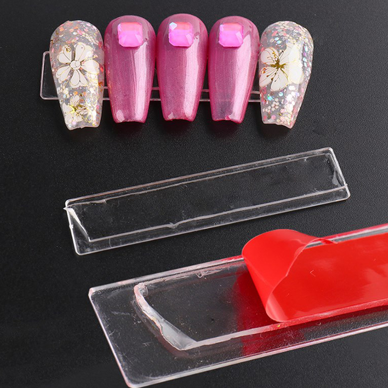 50pcs Transparent Nail Stand P - Striping Tape Nail recension och pris