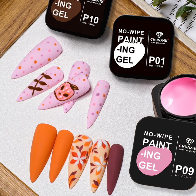 CHUNSHU Painting Gel Semi-soli - Nail Art Full Design recension och pris