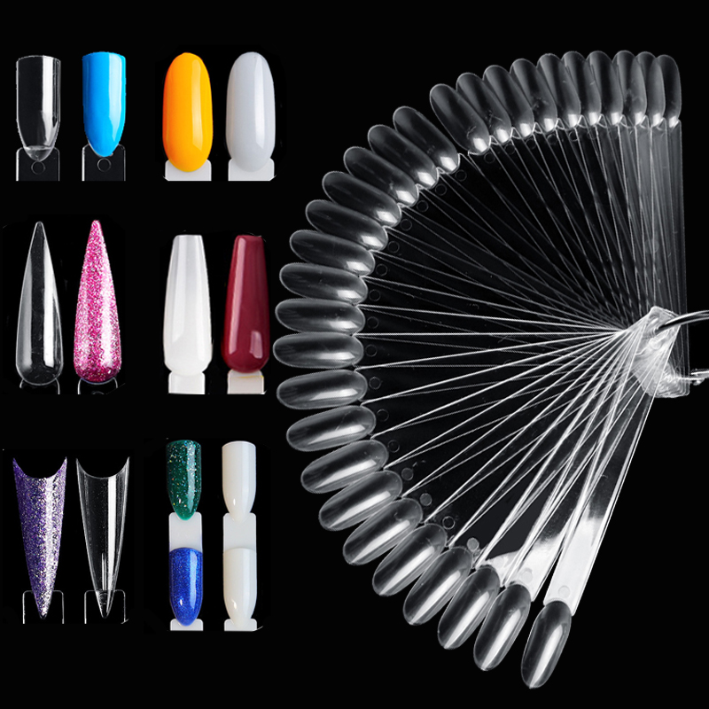 50Pcs False Tips For Nail Art  - Nail Art Natural recension och pris