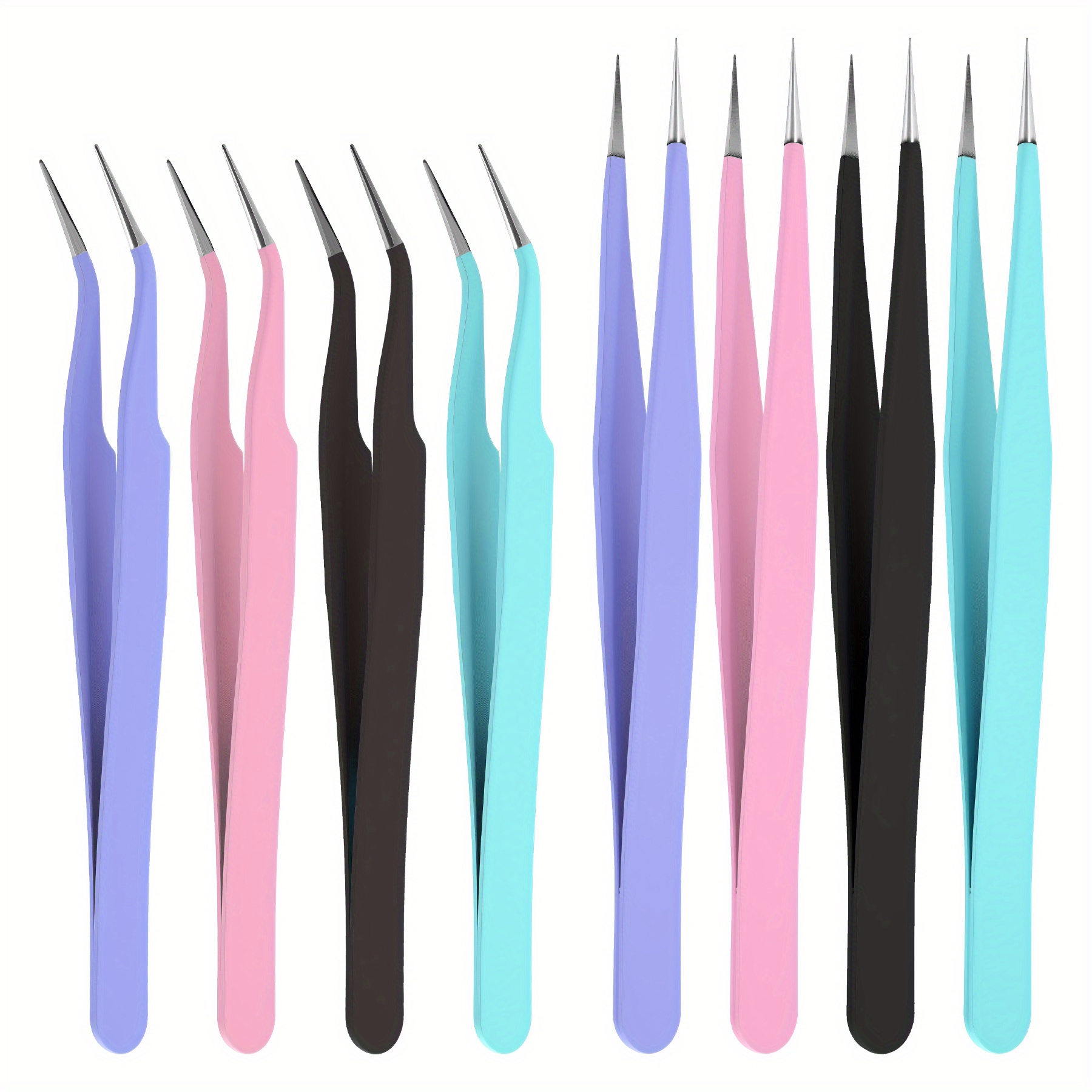 Stainless Steel Tweezers Scrap - Striping Tape Nail recension och pris