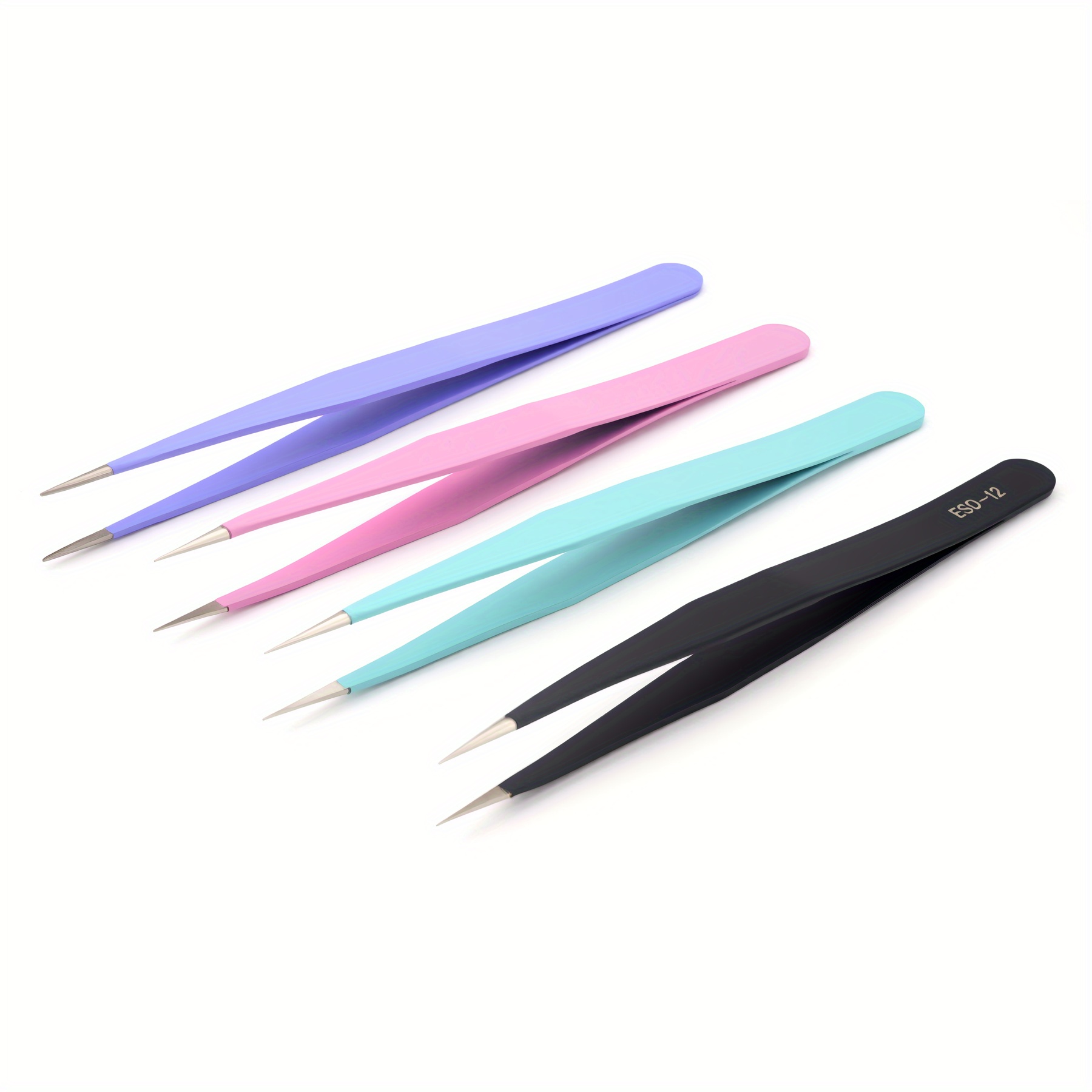 Stainless Steel Tweezers Scrap - Striping Tape Nail recension och pris