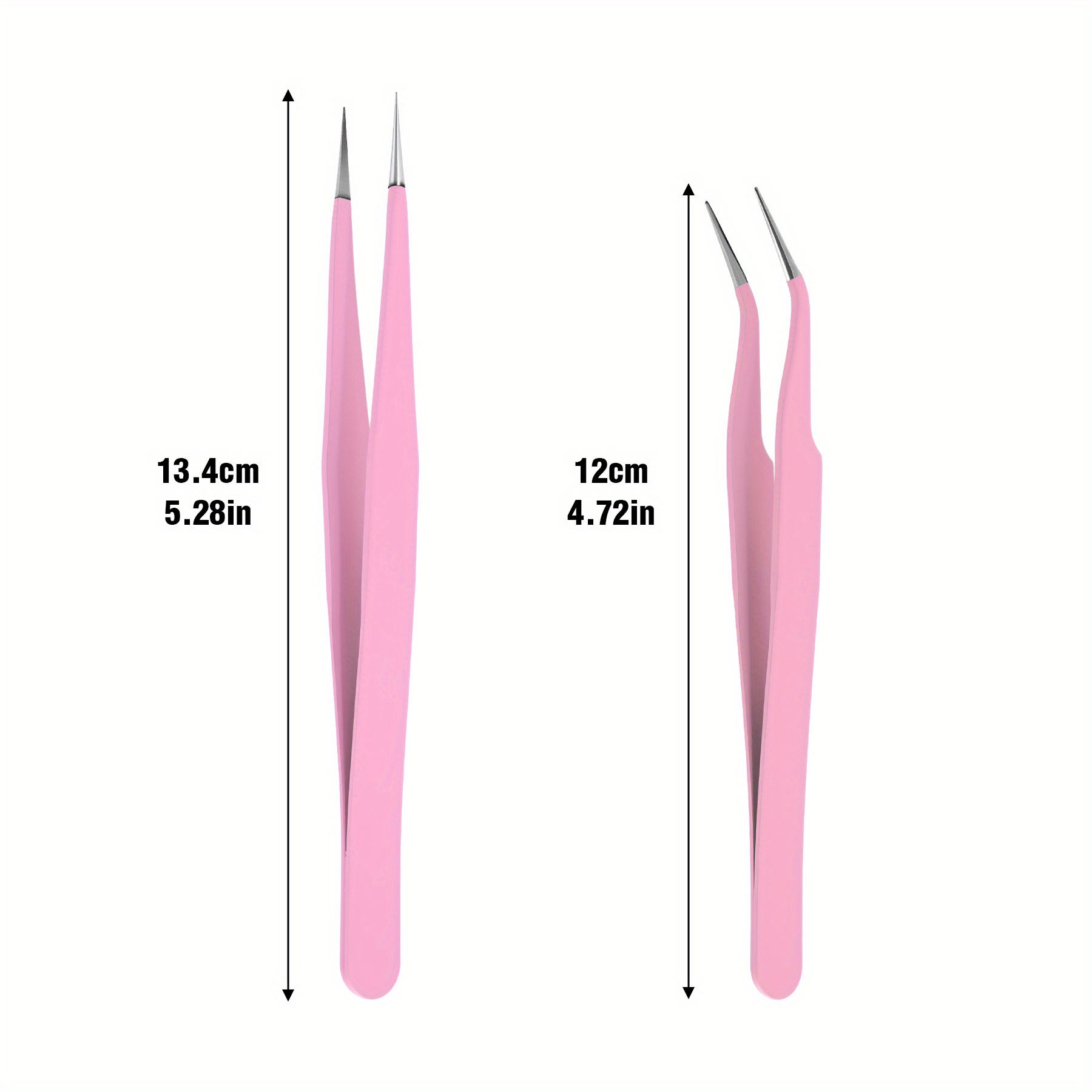 Stainless Steel Tweezers Scrap - Striping Tape Nail recension och pris