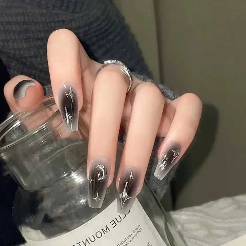 24Pcs/Set Dark Spice Wearable  - Nail Art Full Design recension och pris