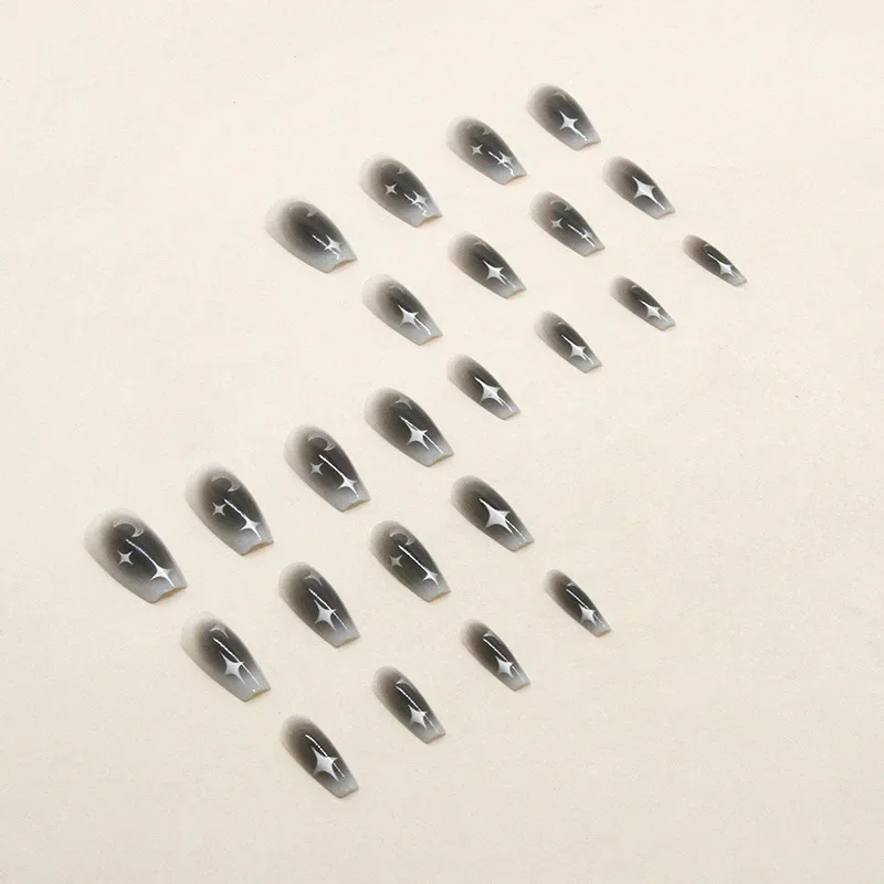 24Pcs/Set Dark Spice Wearable  - Nail Art Full Design recension och pris