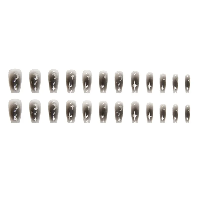 24Pcs/Set Dark Spice Wearable  - Nail Art Full Design recension och pris