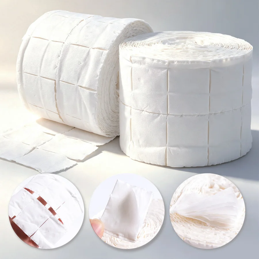 300/500Pcs Roll Lint Free Cott - Nail Art Gel Polish recension och pris