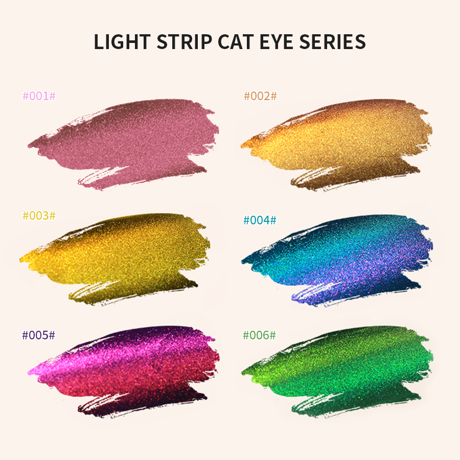 1/6pcs 10ml Light Strip Cat Ey - Striping Tape Nail recension och pris