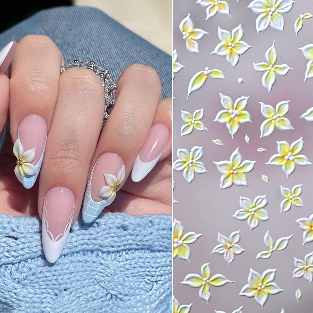 5D Relief Ombre Pink Five-Peta - Nail Art Ombre Pink recension och pris