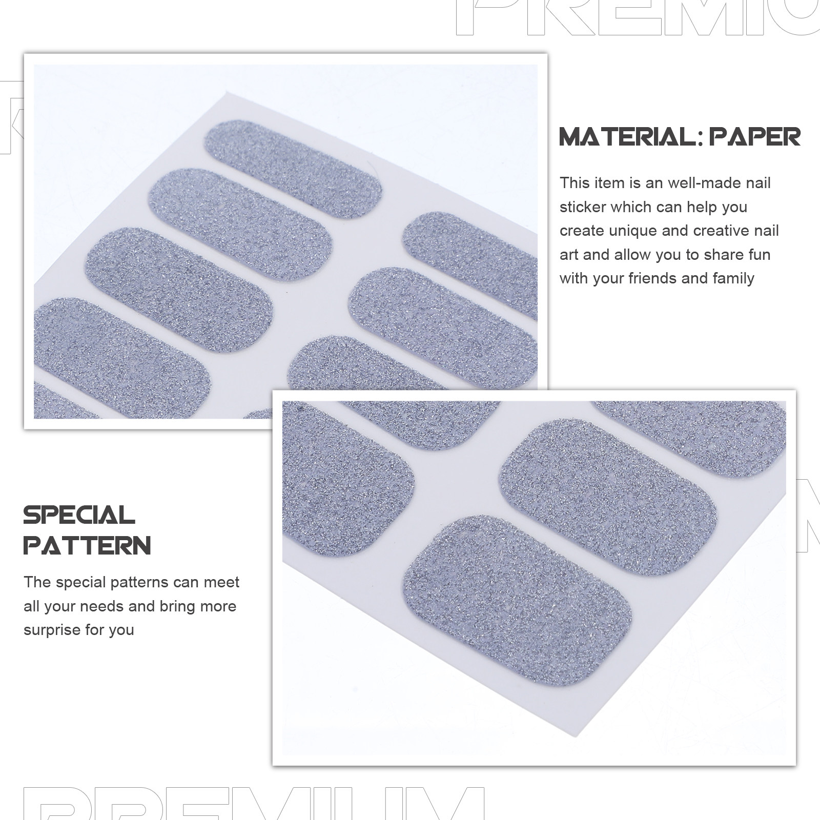 5Sheets Nail Art Sticker Full  - Nail Art Full Design recension och pris