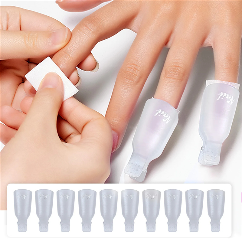 10Pcs Plastic Acrylic Nail Art - Nail Art Gel Polish recension och pris