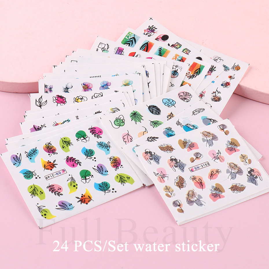 24pcs / Set Spring Summer nail - Nail Art Full Design recension och pris