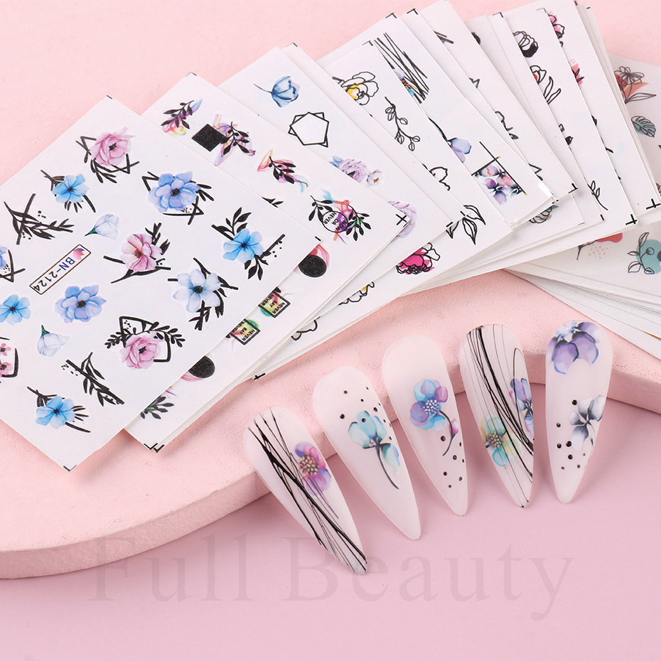 24pcs / Set Spring Summer nail - Nail Art Full Design recension och pris