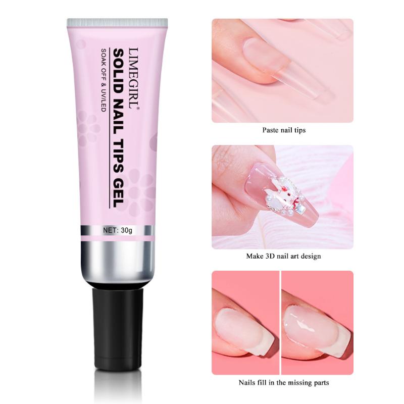 30g Soft Transparent Nail Tips - Nail Art Ideas recension och pris