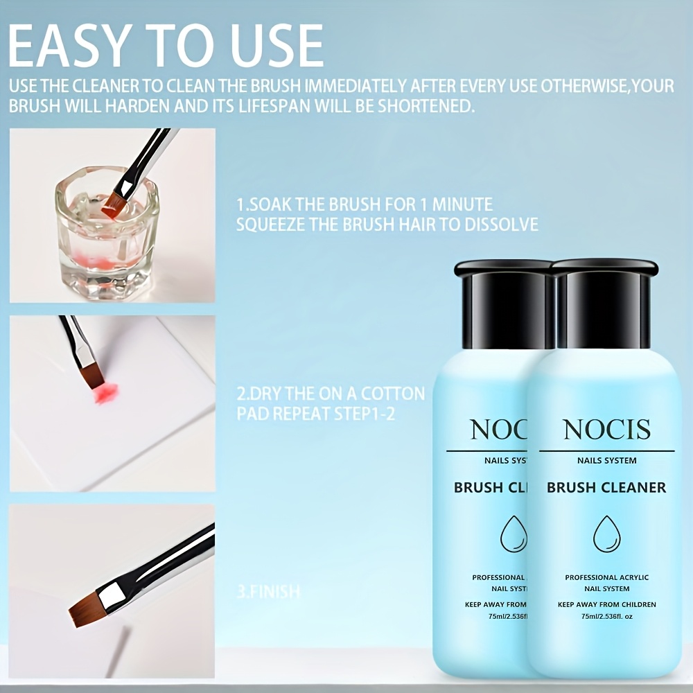 NOCIS 75ml Acrylic Nail Brush  - Nail Art Ideas recension och pris