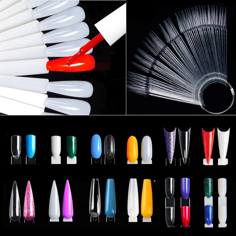 Nail Display Sticks Clear Natu - Nail Art Natural recension och pris